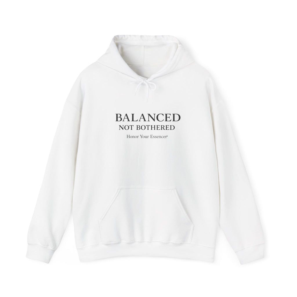 Balanced, Not Bothered Hoodie | Minimalist Statement Pullover