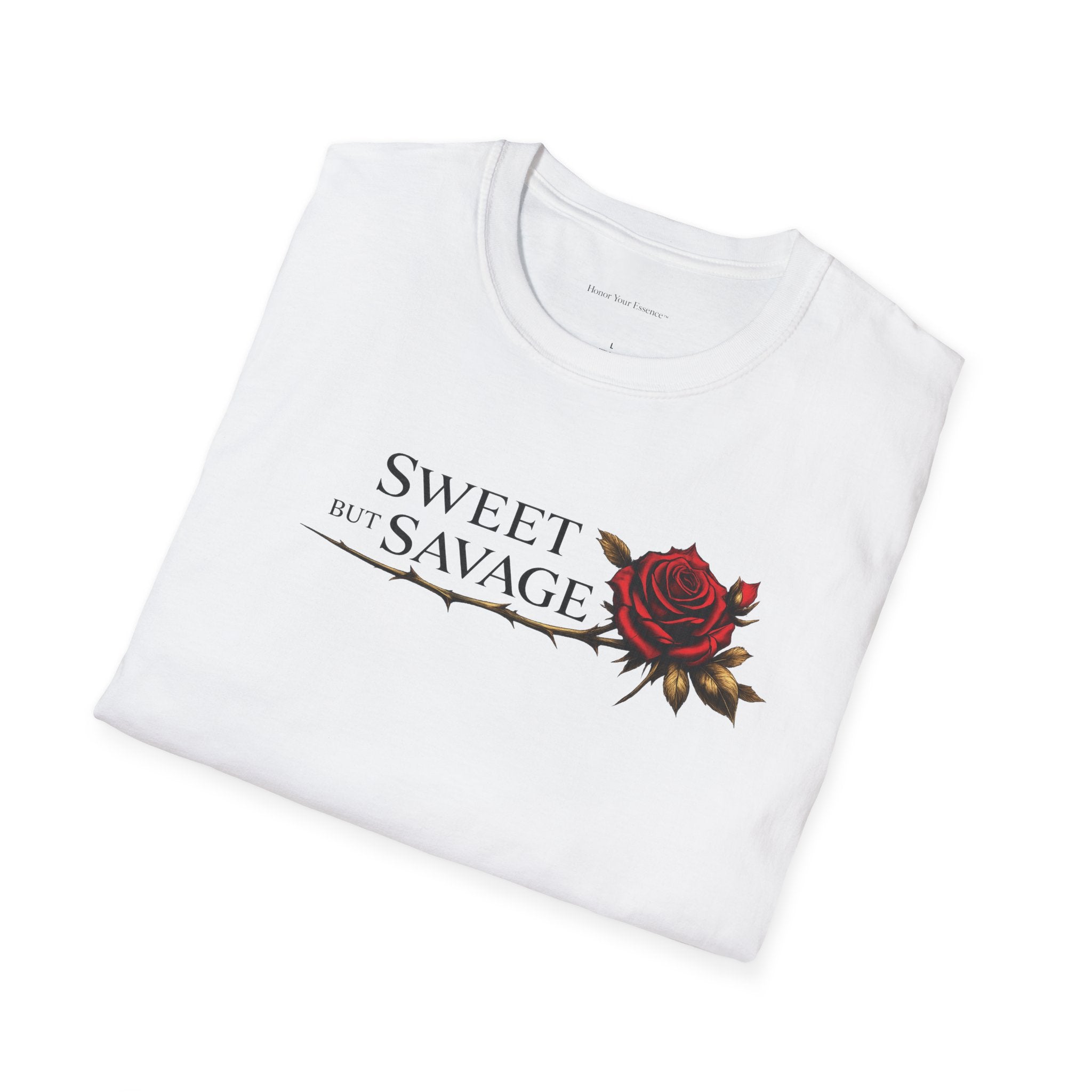 Sweet but Savage T-Shirt | Rose Graphic