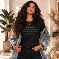 Become The Standard Gold Typography Tee | Empowerment Statement Shirt
