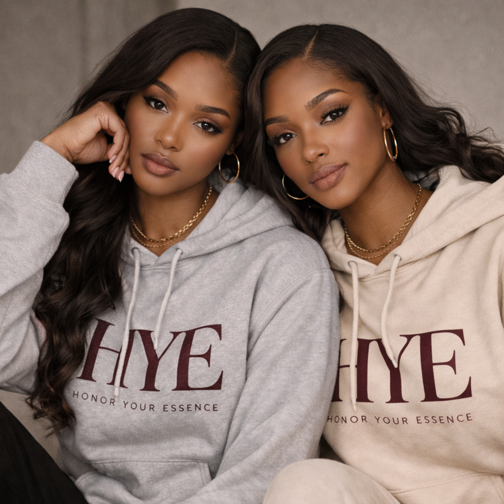 HYE Signature Hoodie, Honor Your Essence Collection