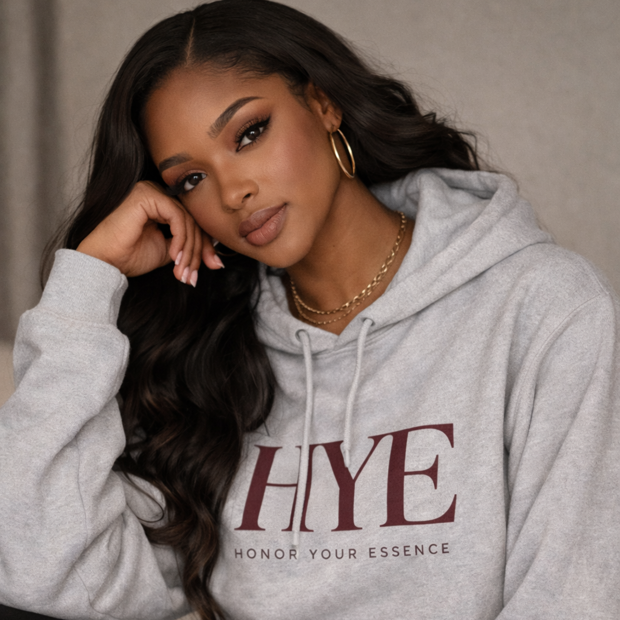 HYE Signature Hoodie, Honor Your Essence Collection