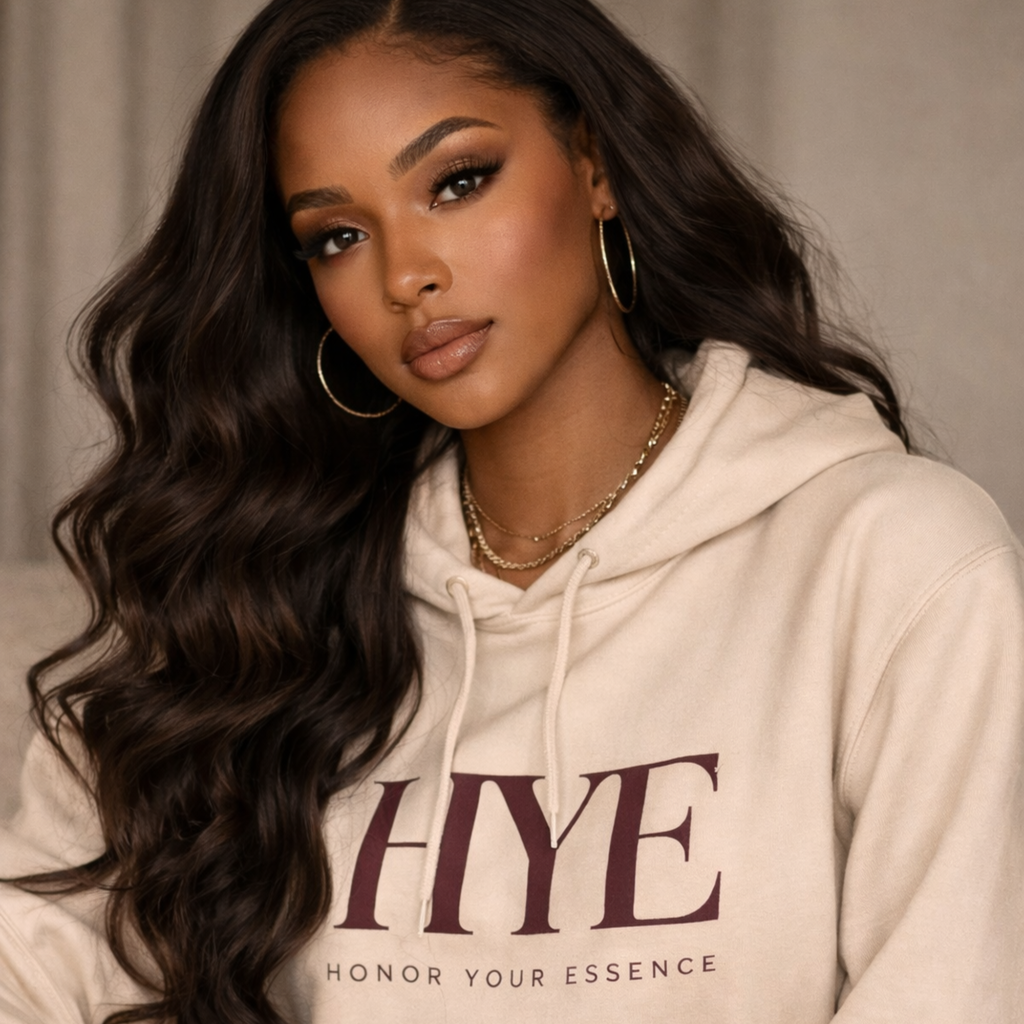 HYE Signature Hoodie, Honor Your Essence Collection