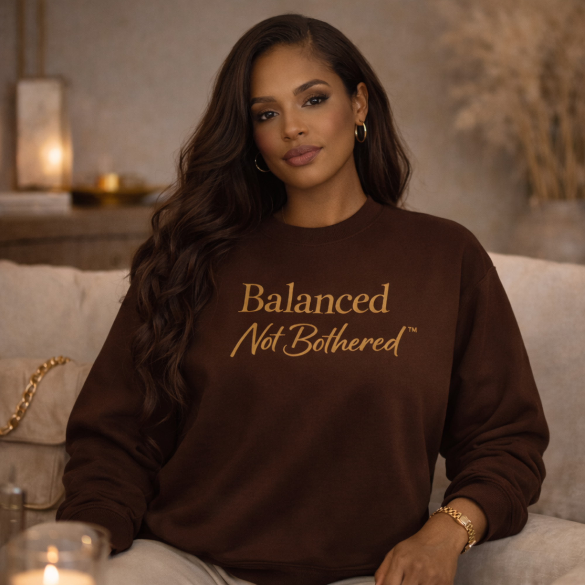 Balanced Not Bothered™ Luxury Crewneck Sweatshirt