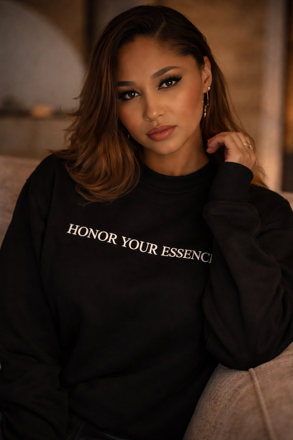Honor Your Essence Signature Crewneck Sweatshirt