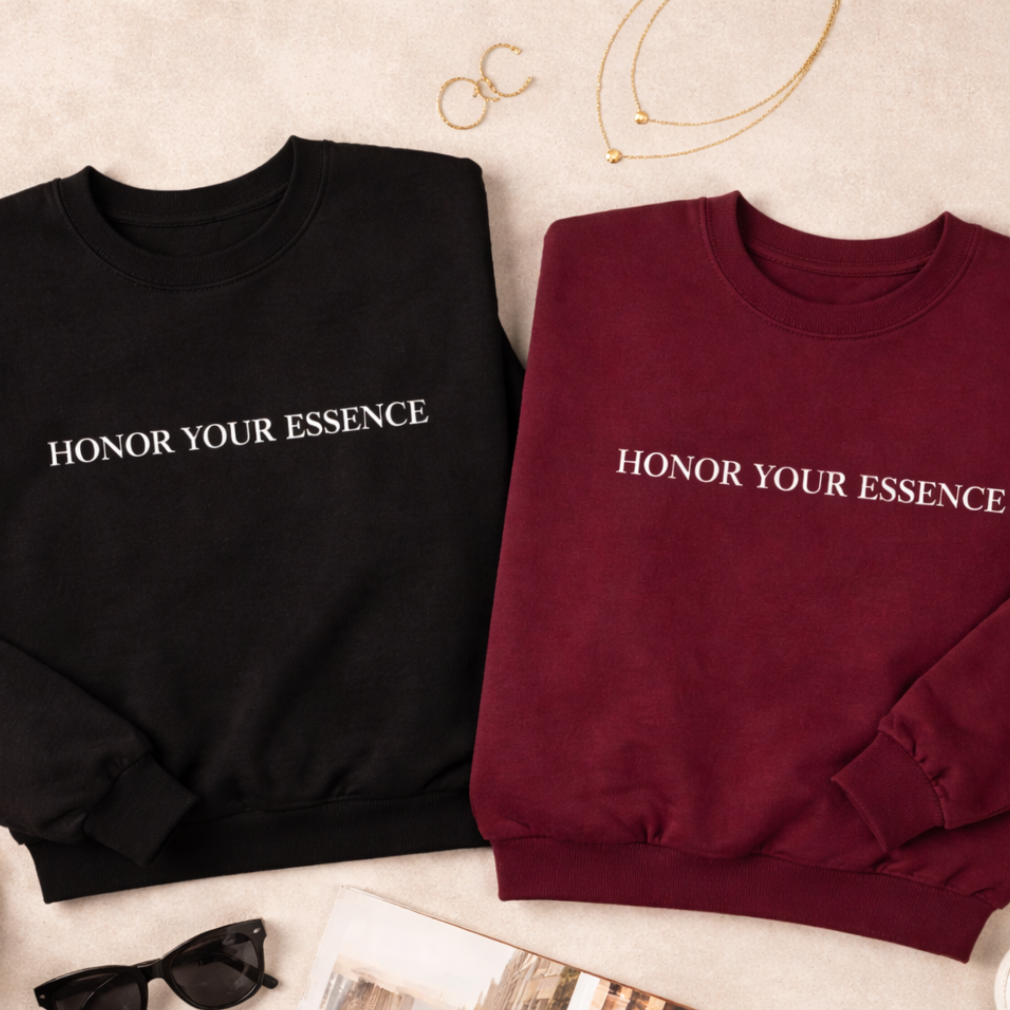 Honor Your Essence Signature Crewneck Sweatshirt