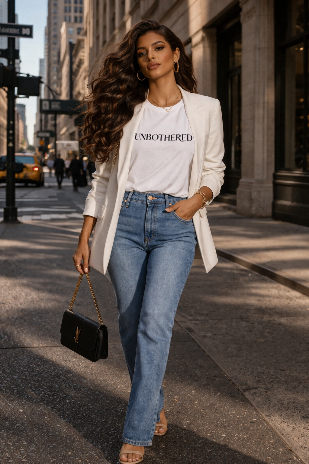 UNBOTHERED Tee — Minimal Statement T-Shirt