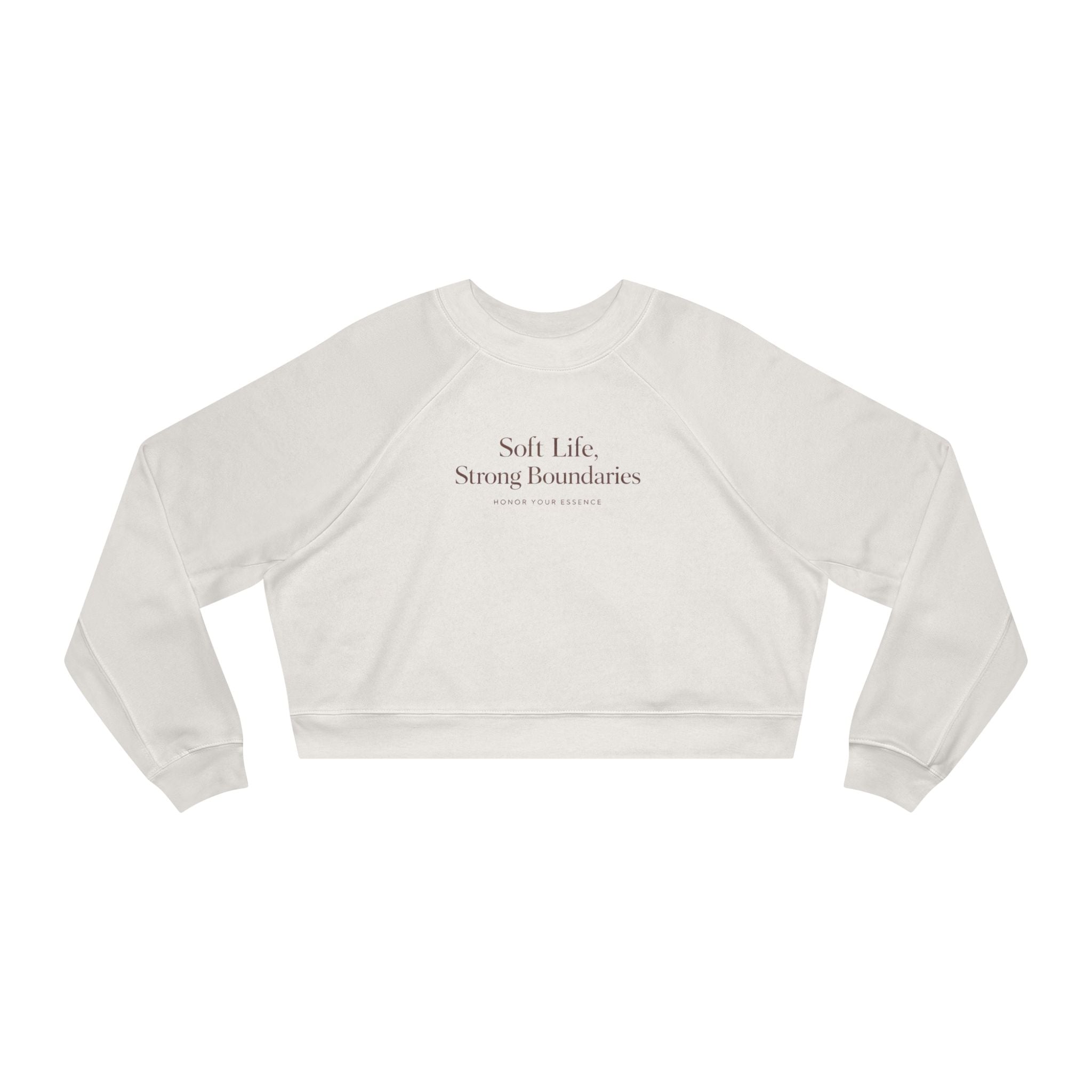 Soft Life, Strong Boundaries™ Cropped Sweatshirt