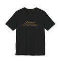Balanced, Not Bothered Tee | Gold Letter Statement T Shirt